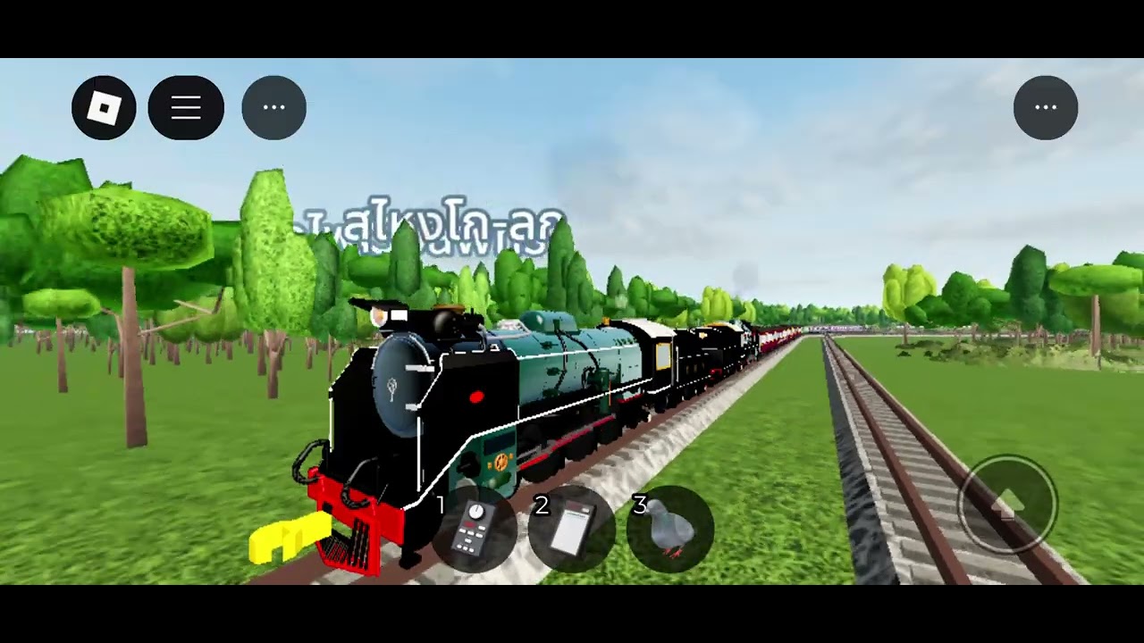 วันนี้มาเล่นแบบรถไฟให้ทุกคนดู