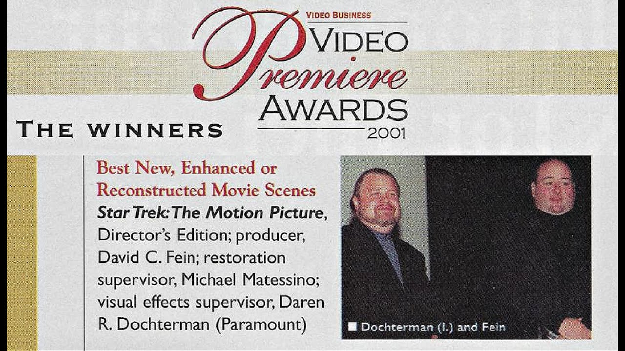 Star Trek Video Premieres Award 2001, David C. Fein, Daren R. Dochterman, El Capitan