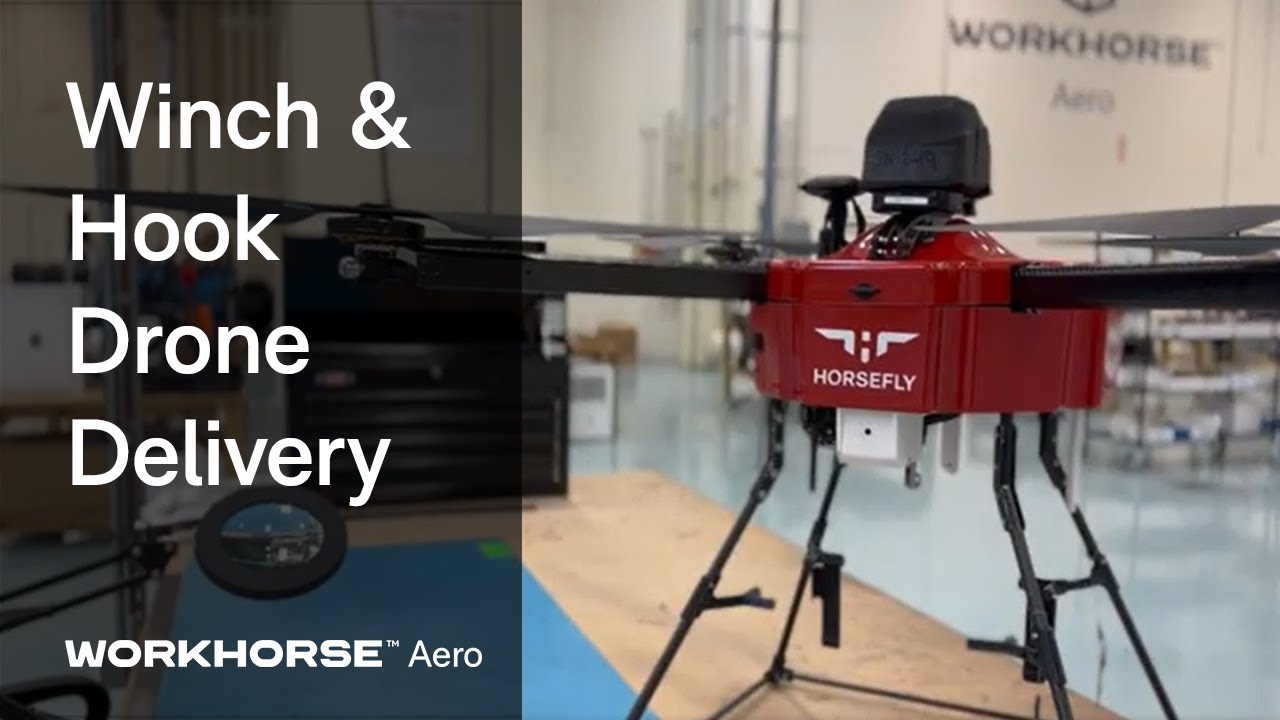 Reliable Winch & Hook Delivery Drone | Workhorse Aero