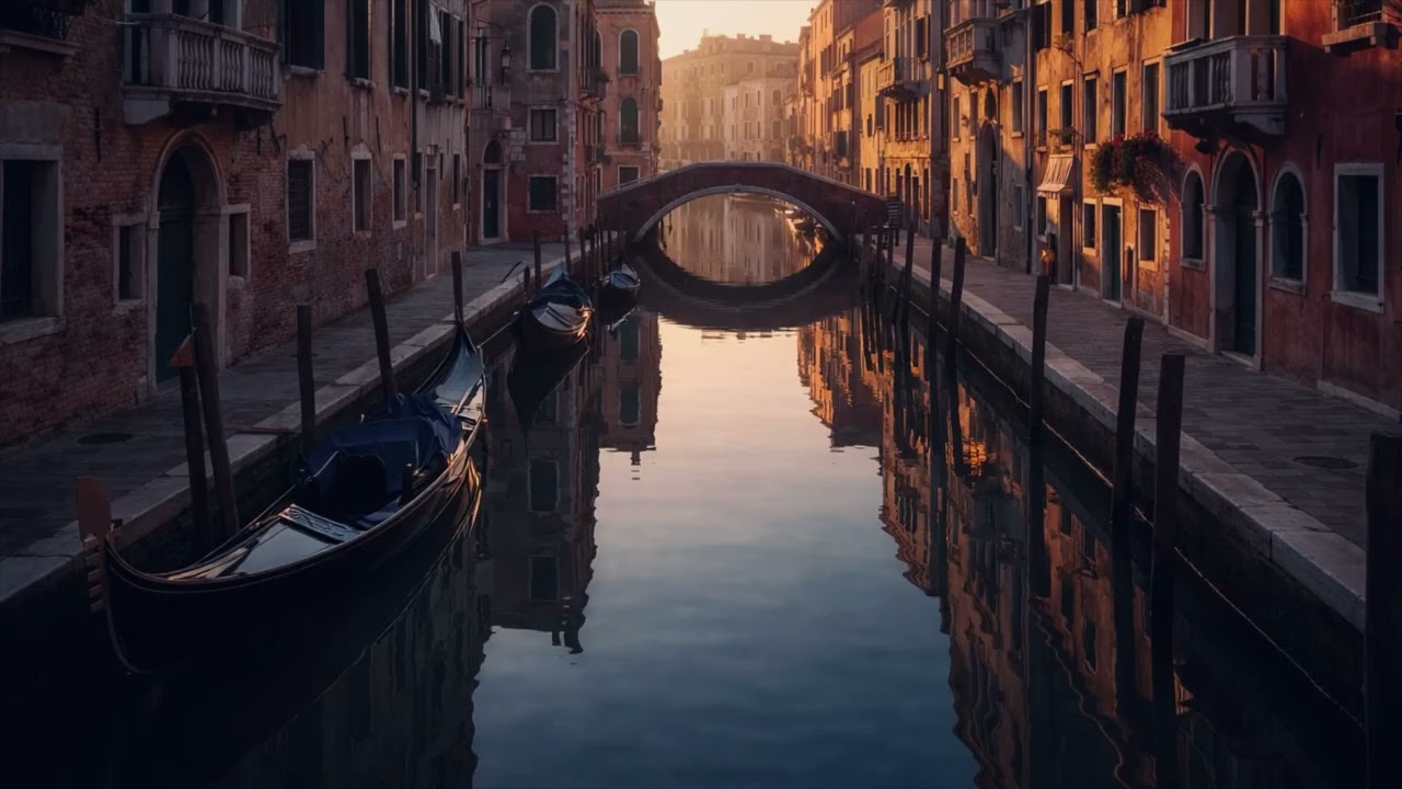 ヴェネツィアの静かな朝｜水の街の穏やかな時間｜Quiet Morning in Venice | Peaceful Canal Ambience