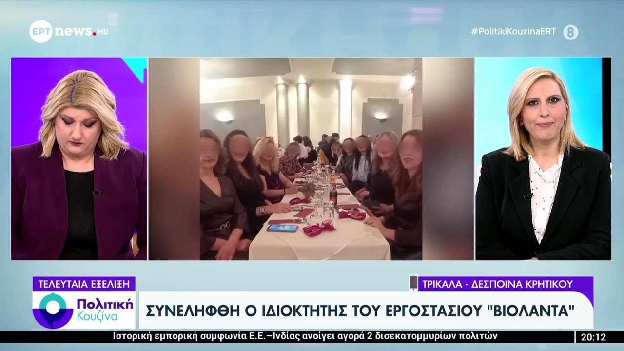 Συνελήφθη ο ιδιοκτήτης του εργοστασίου «Βιολάντα»