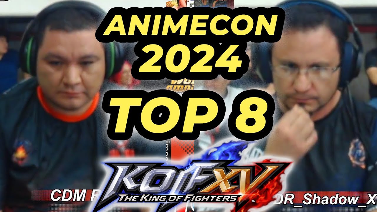 Animecon 2024 Top 8 - Clasificatorio KOF XV SWC 2025 (Lokof, Shadow X, DarkAngel, Rino) KOF 15