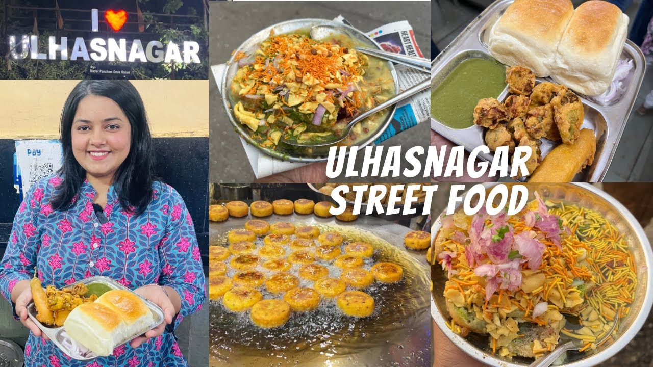 ULHASNAGAR Street Food | Button Papdi, Dal sandwich and more | Indian Street Food in Mumbai
