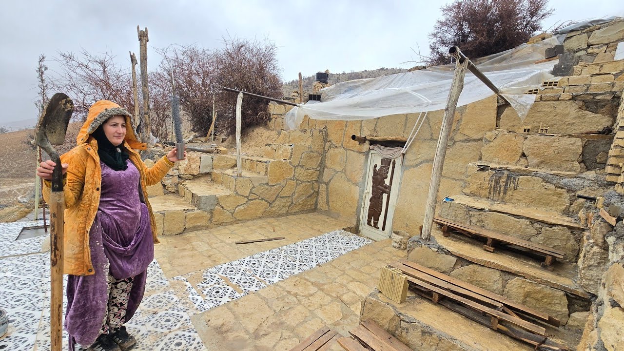 Magical cave in danger of collapsing: Rainstorm causes trouble for nomadic lady
