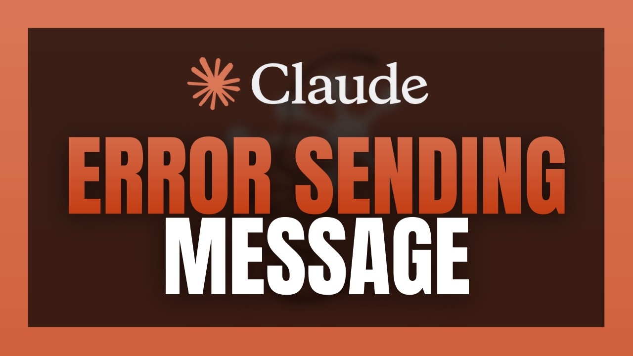 Claude Error Sending Message? 🤖 Fix Failed to Send & Connection Issues! ✅