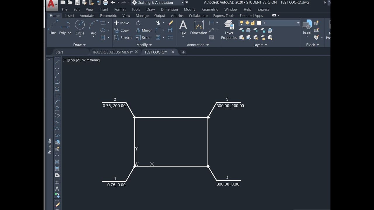 AUTOCAD XYZ COORDINATE LEADER