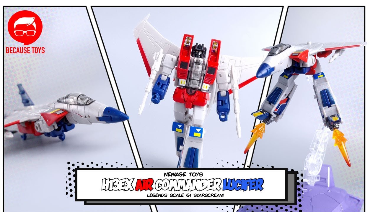 Newage Toys H13EX Air Commander Lucifer NOT Transformers G1  Starscream