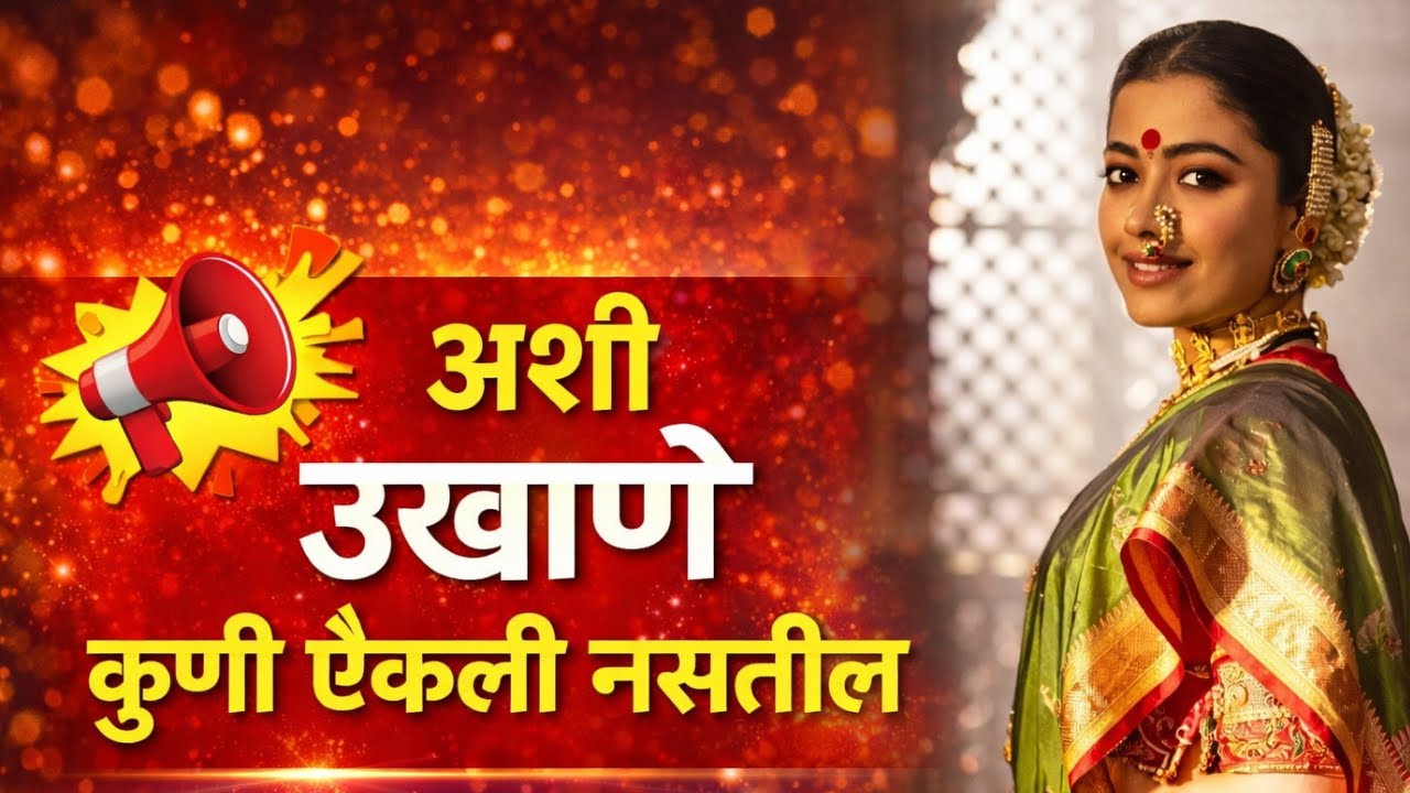 नवरीचे उखाणे 2026 | Latest Marathi Ukhane List | New Ukhane for female   Navriche Ukhane New