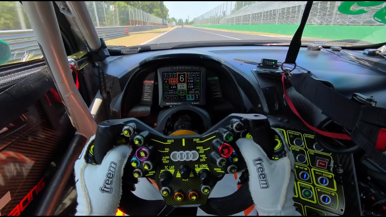 Audi R8 GT3 // ON BOARD MONZA - UNCUT RAW 4K