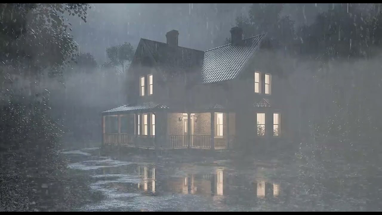 💤 Challenge You Not To Sleep ⛈️ Heavy Rain & Thunder Noise