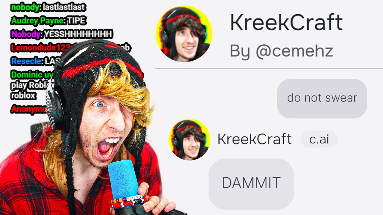 KreekCraft Caught Swearing...