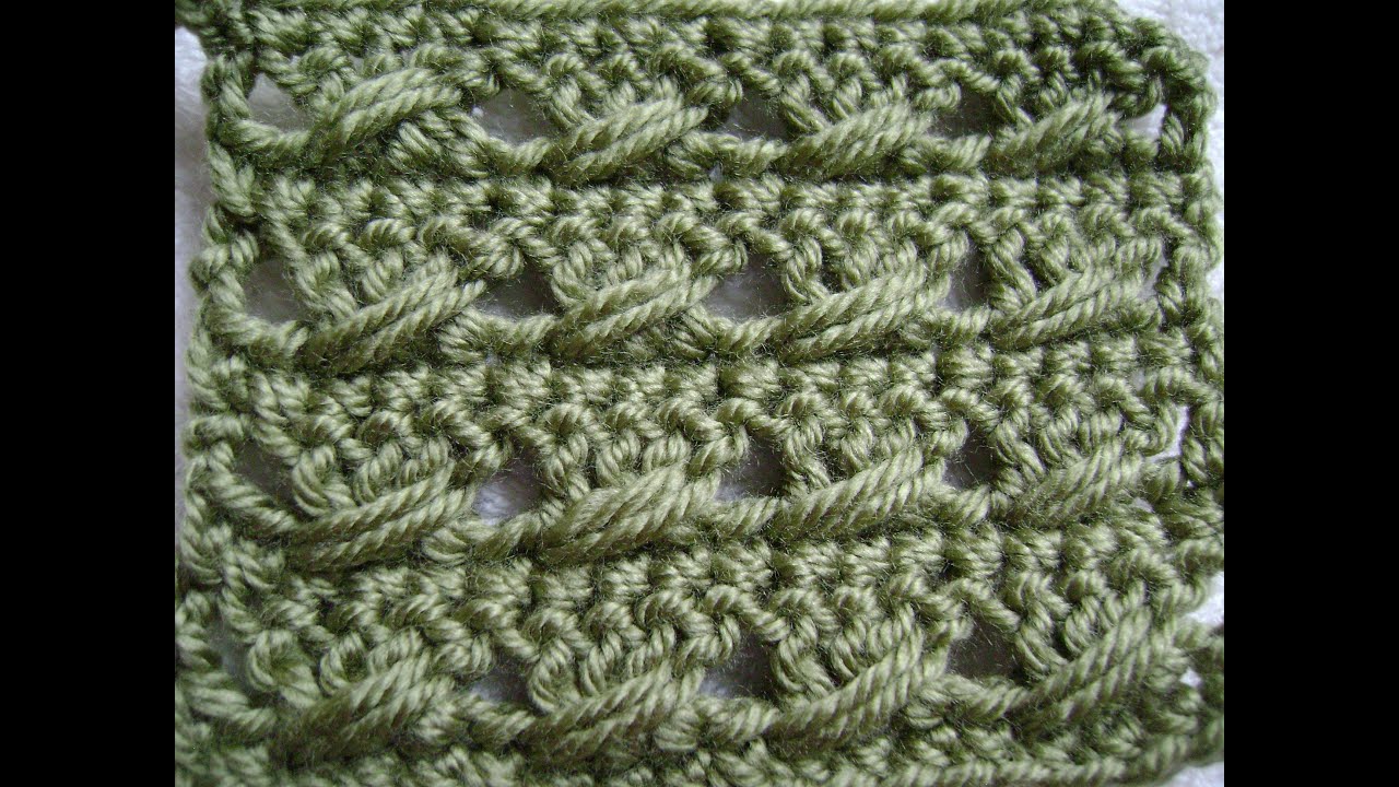 Crochet the Double Crochet with a Twist  Pattern