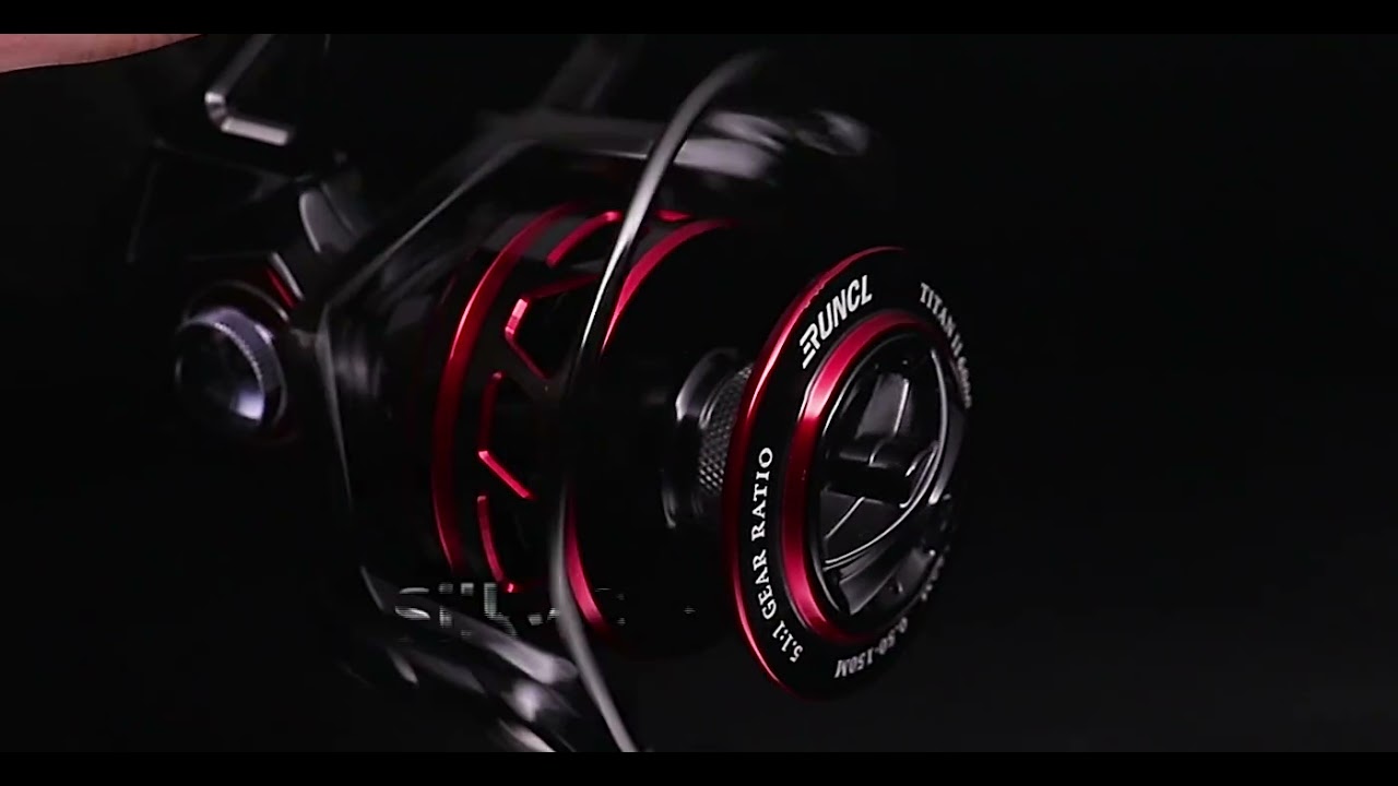 RUNCL FISHING SPINING REEL 20KG MAX DRAG 5.1:1 TITAN II RESISTANCE POWER  FOR BASS FISHING