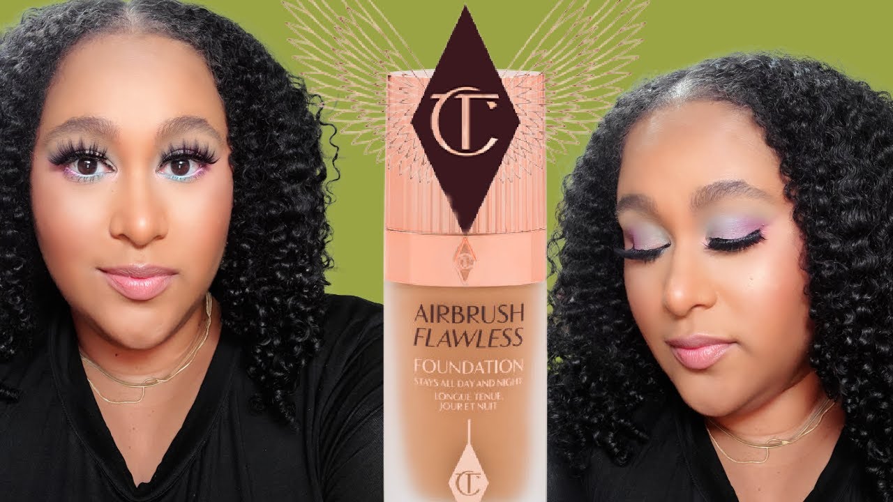 AIRBRUSH FLAWLESS FOUNDATION 10N l Flawless or Big Mess?!! l Charlotte Tilbury