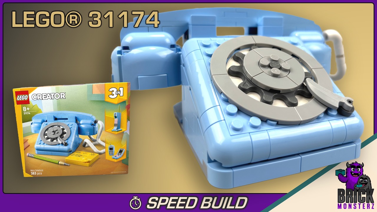 LEGO® Creator 3in1 31174 Retro Telephone Speed Build