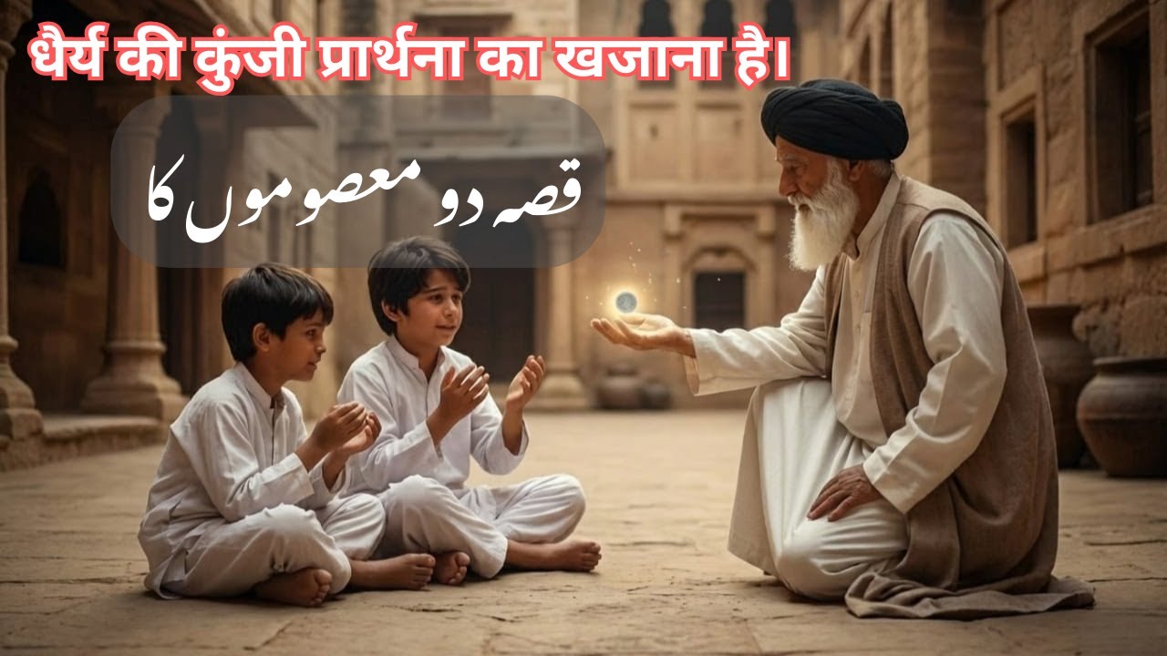 Qisa do masoomo ka Allah pr yaqeen || islamic story #urdustory