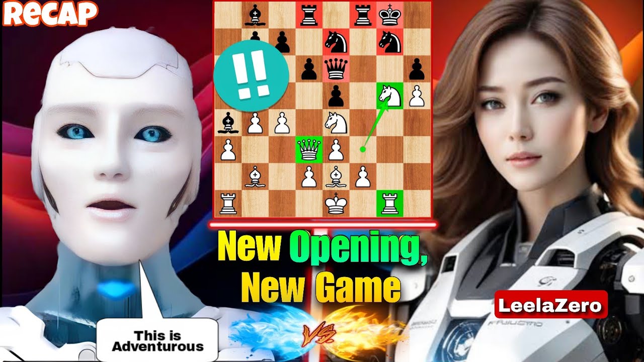 Stockfish Played A New Opening (G4) And Sacrificed His Pieces Against LeelaZero | Chess Opening | AI