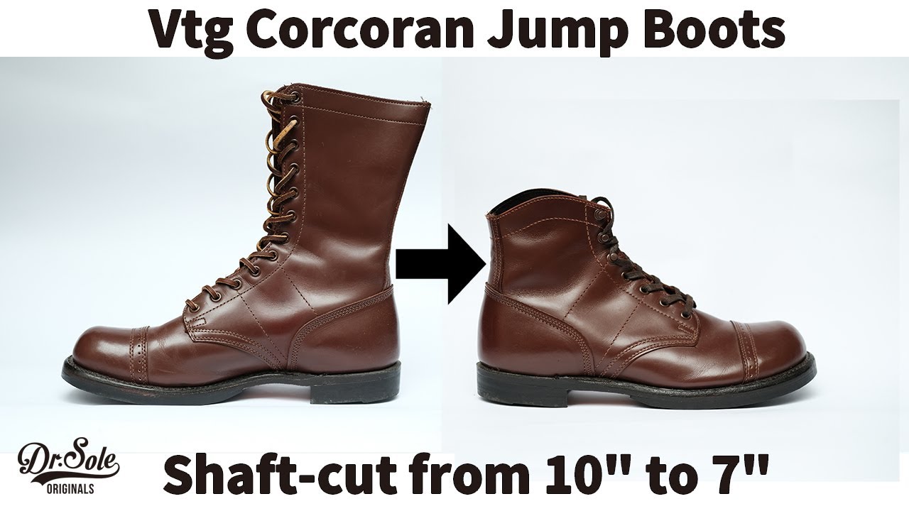 【Bench-Re-Built】Vtg Corcoran Jump Boots - Shaft Cut from 10