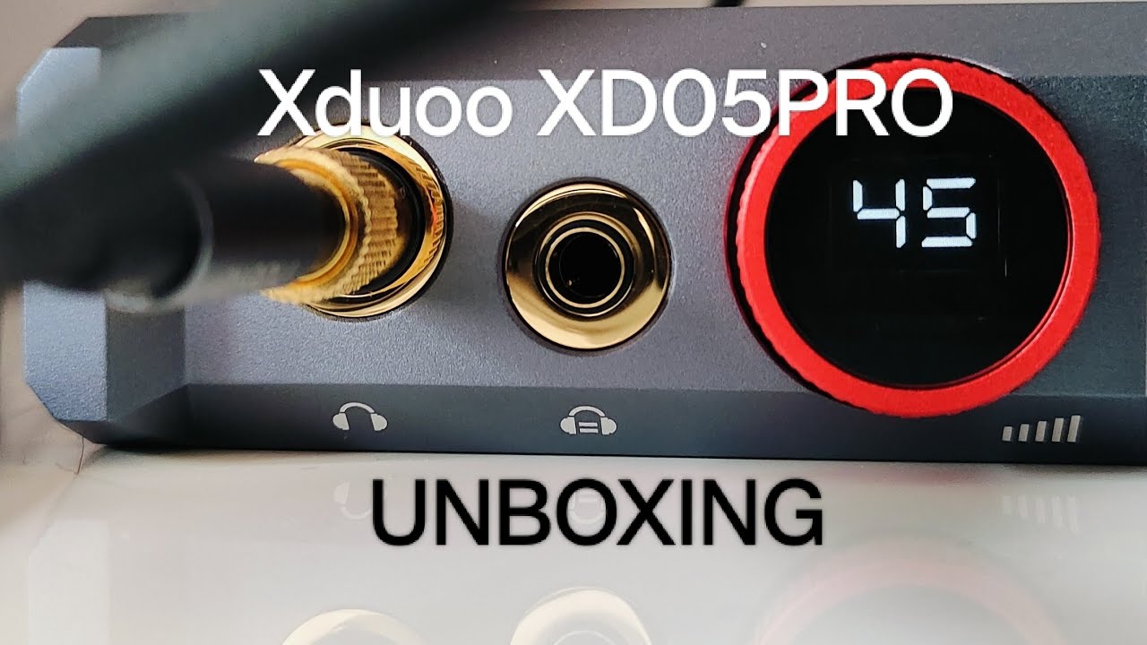 Xduoo XD05PRO - unboxing