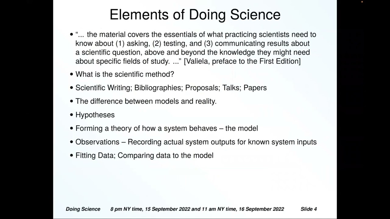 Research Skills 101: Doing Science by Herbert Bernstein: 15 Sep 2022