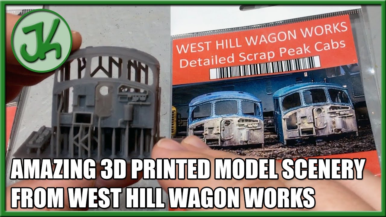 Amazing 3D Printed Model Scenery from West Hill Wagon Works