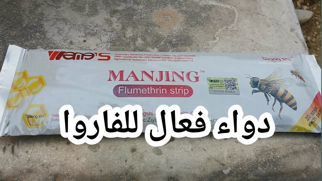 تجربة دواء جديد لعلاج خلايا النحل من الفاروا