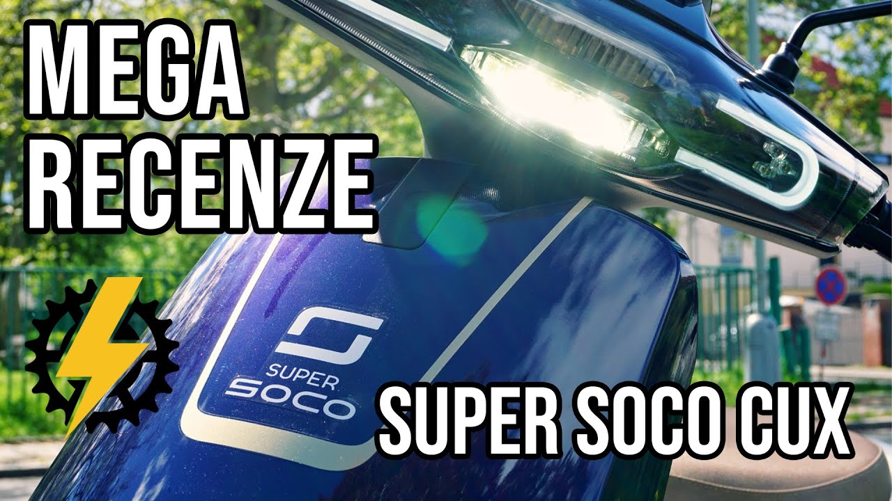 Super Soco CUX - MEGA RECENZE