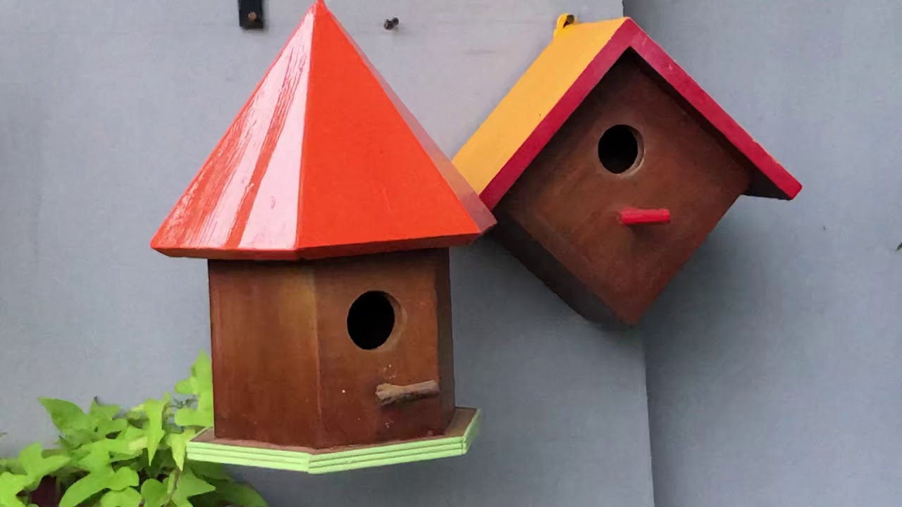 پرندوں کے لئے پیارے پیارے گھر ، Beautiful Birdhouses for visiting birds