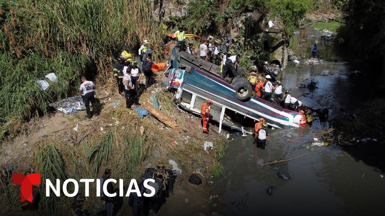 Esto es lo que se sabe del trágico accidente en Guatemala | Noticias Telemundo