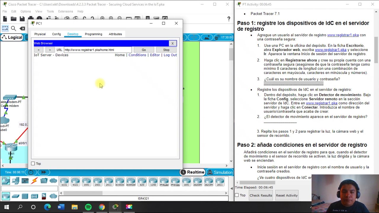 4.2.3.3 Packet Tracer - Securing Cloud Services in the IoT