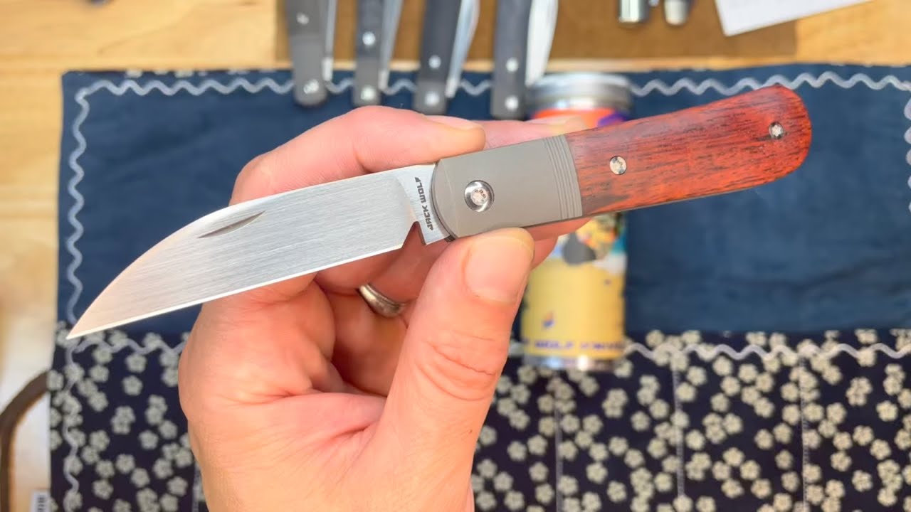 Jack Wolf Knives Laid Back Jack -- Modern Slip Joint Close Up