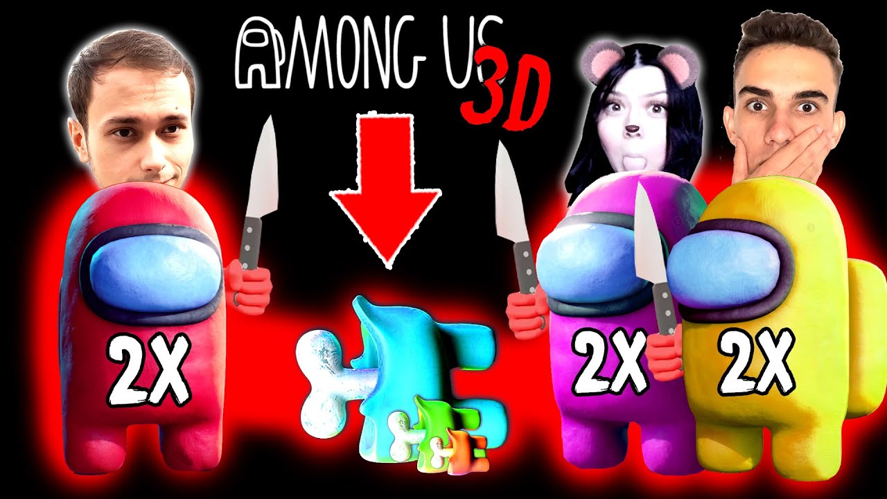 AMONG US 3D dar 2X SMECHERI!