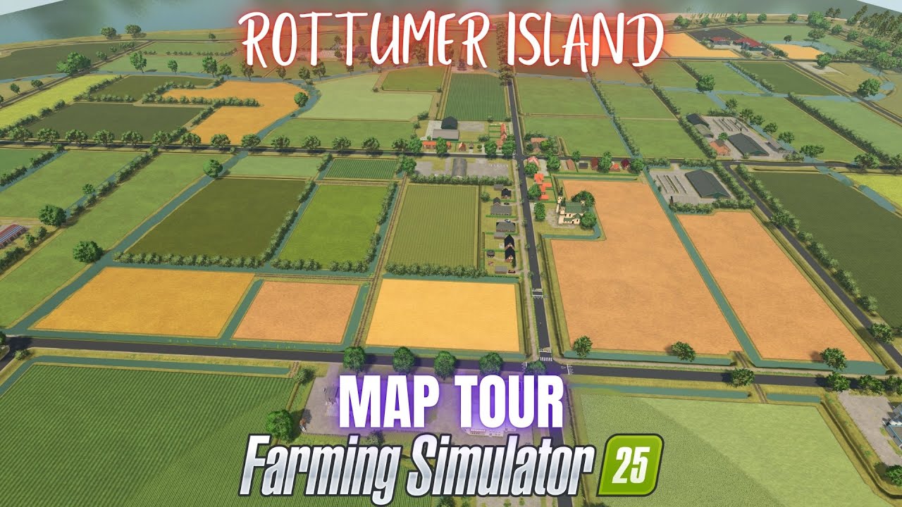 ROTTUMER ISLAND - Map Tour - Farming Simulator 25