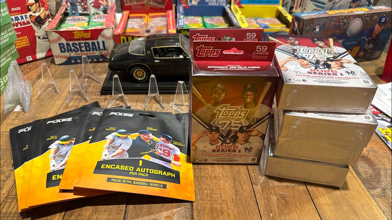 Разочарование от Walmart! Автографы Pulse и подвески Topps 26!!