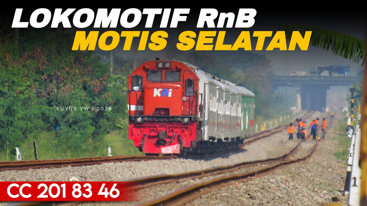 EKS LOKOMOTIF SUMATRA RnB DINAS KA MOTIS SELATAN . CC 201 83 48