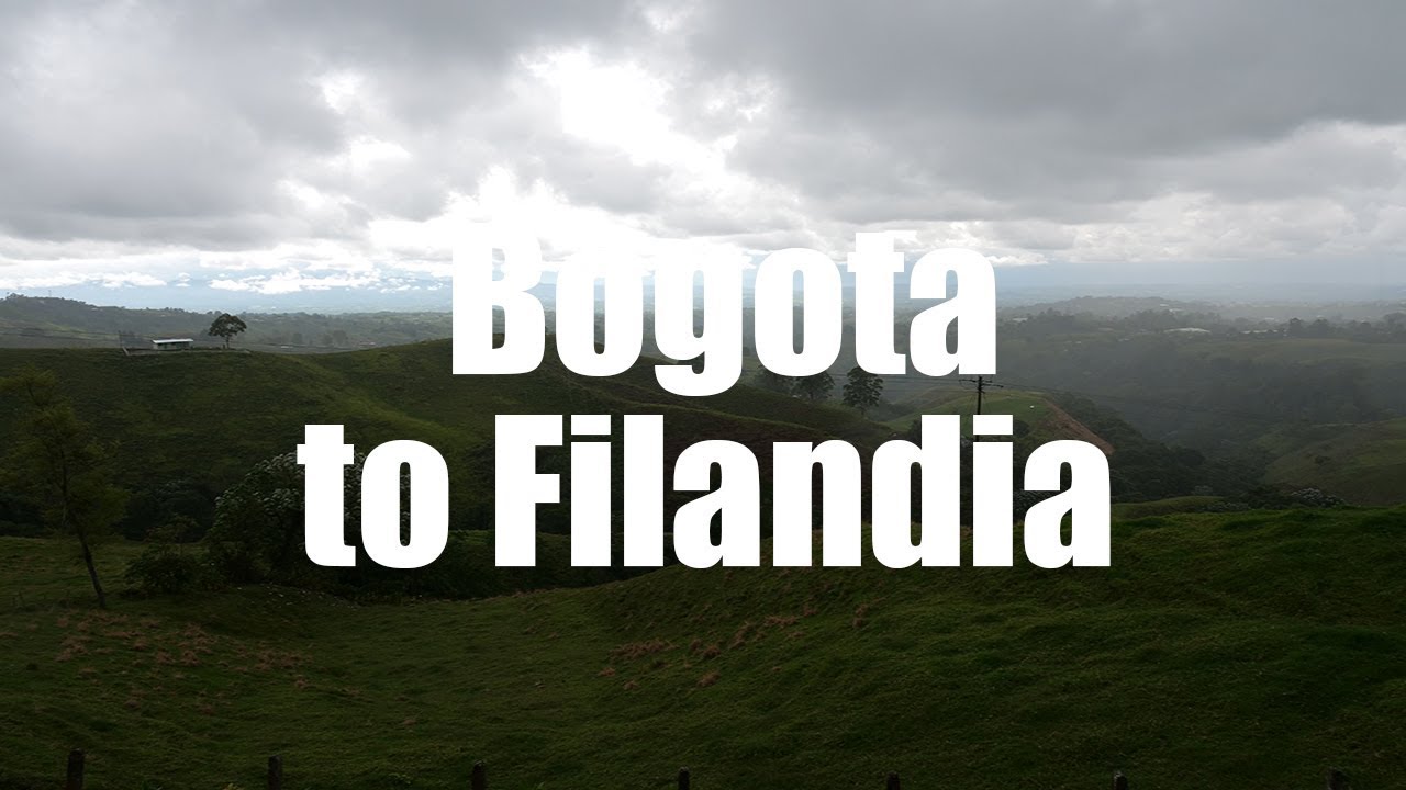 Bogota to Filandia, Colombia | 4K UHD | Virtual Trip