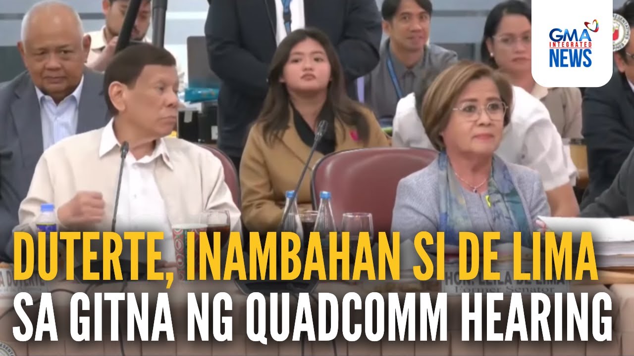 Dating Pangulong Duterte, inambahan si De Lima | GMA Integrated News