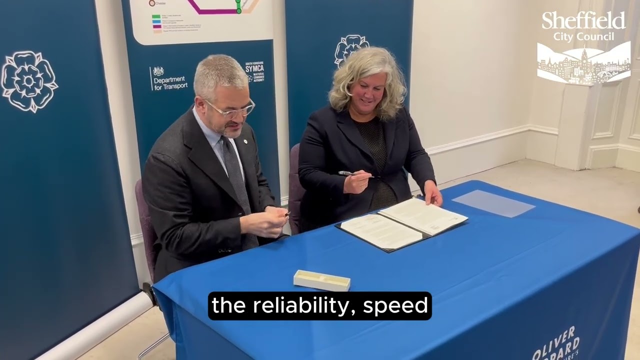 Secretary of State for Transport signs the Northern Powerhouse Rail deal