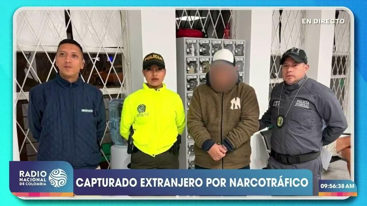 Por la seguridad en frontera con Ecuador: capturado estadounidense buscado por narcotráfico - RTVC