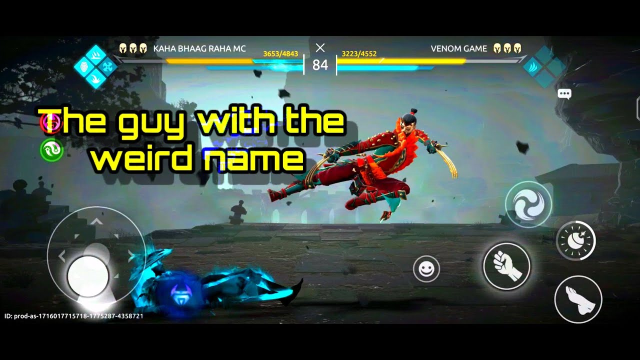Playing shadow fight arena after 2- 3 months | I found the guy with the weird name