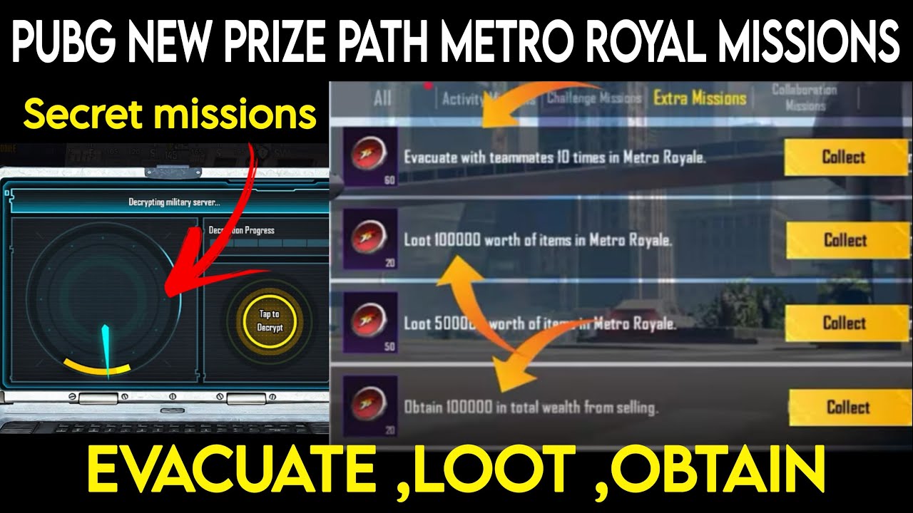 Loot 100000 worth of items in metro royal | obtain 100000 in total wealth from selling | Easy trick 