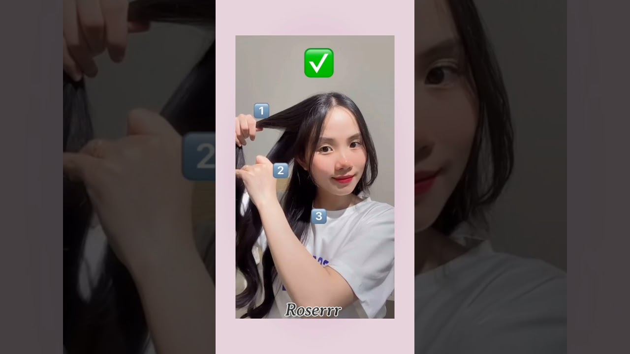 Cute two side braid hairstyle {hairstyle for school}#1million #100kviewers #py #aesthetic #hairstyle