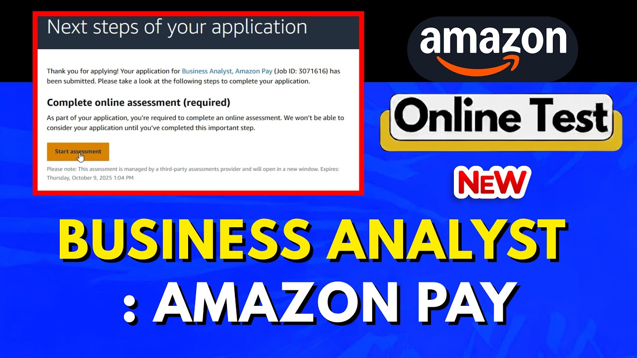 Latest Amazon Pay Business Analyst Assessment Test Answers | Real Amazon Interview Material PDF