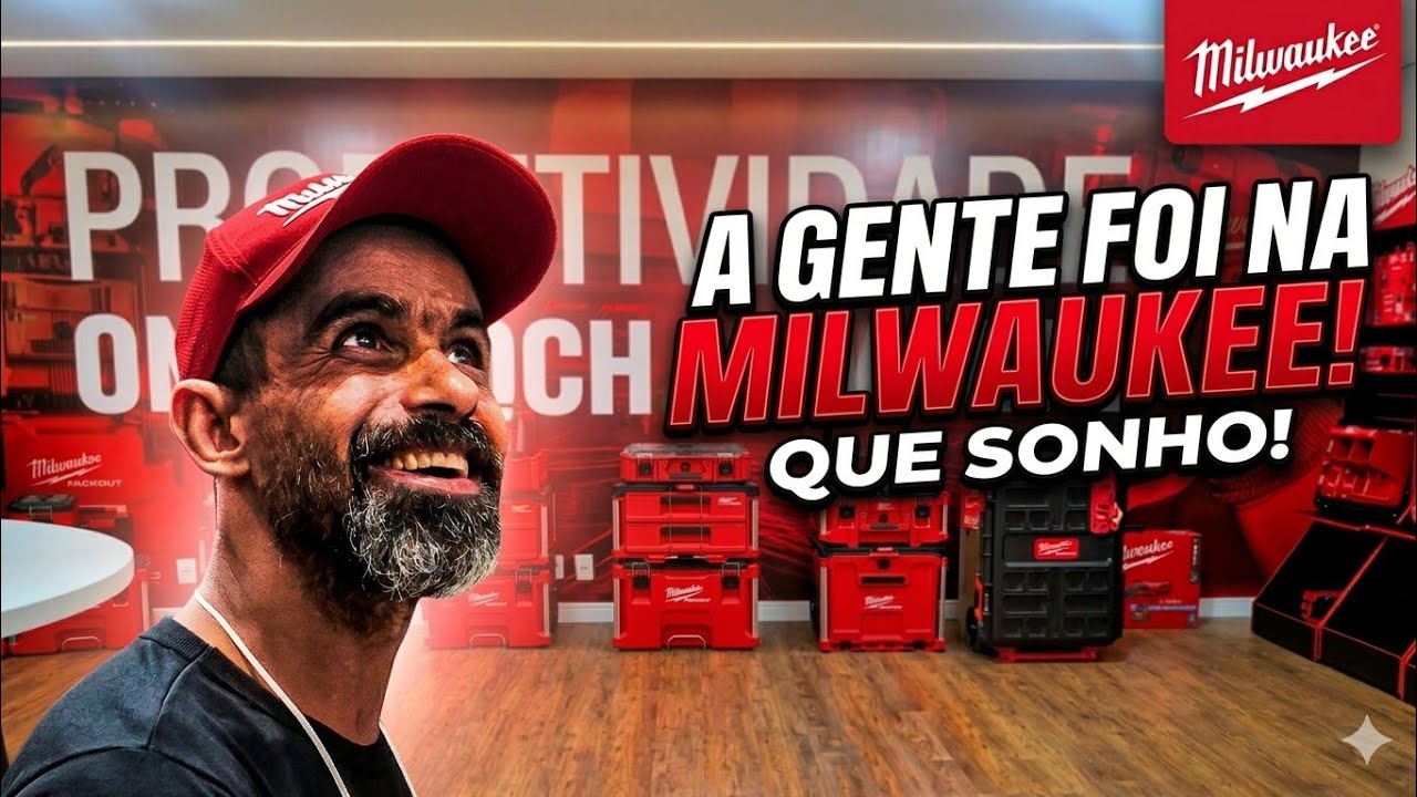 UM DIA MUITO ESPECIAL... REALMENTE VI TUDO QUE A MILWAUKEE TEM DE SOLUÇÃO 