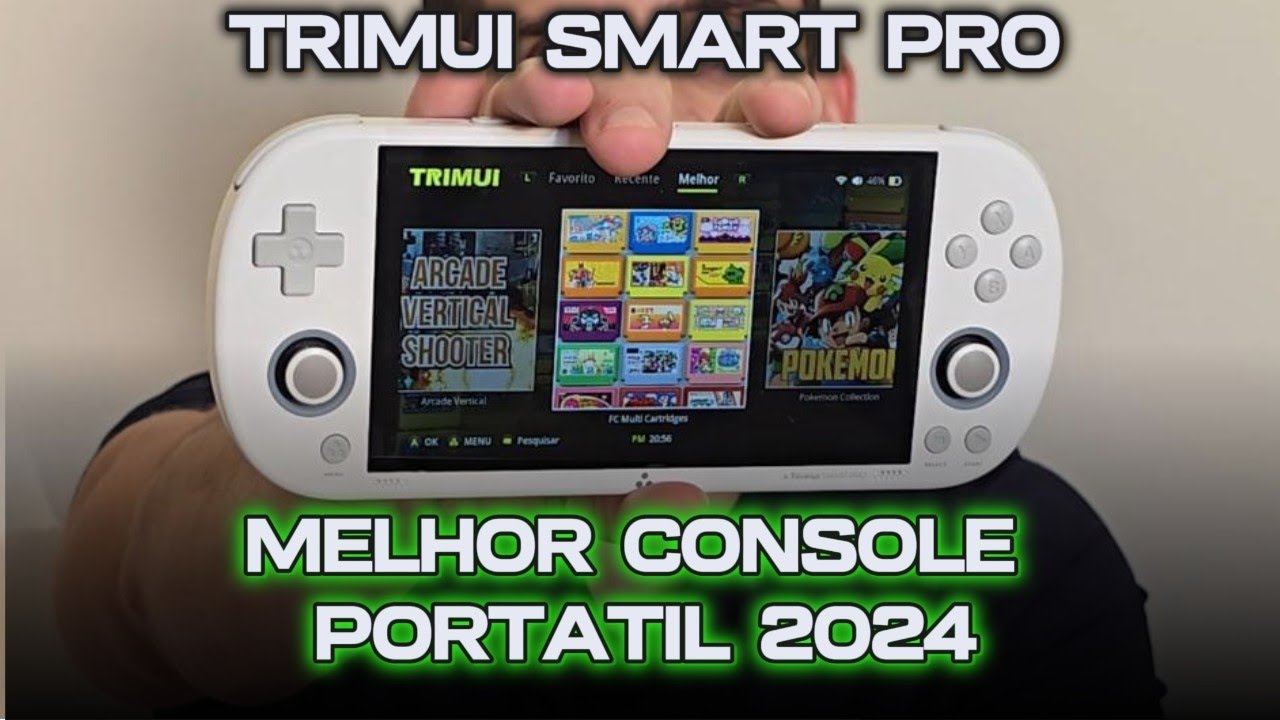 TRIMUI SMART PRO MELHOR CONSOLE PORTÁTIL PARA COMPRAR EM 2024  - RODA PSP LISO E VARIOS OUTROS!