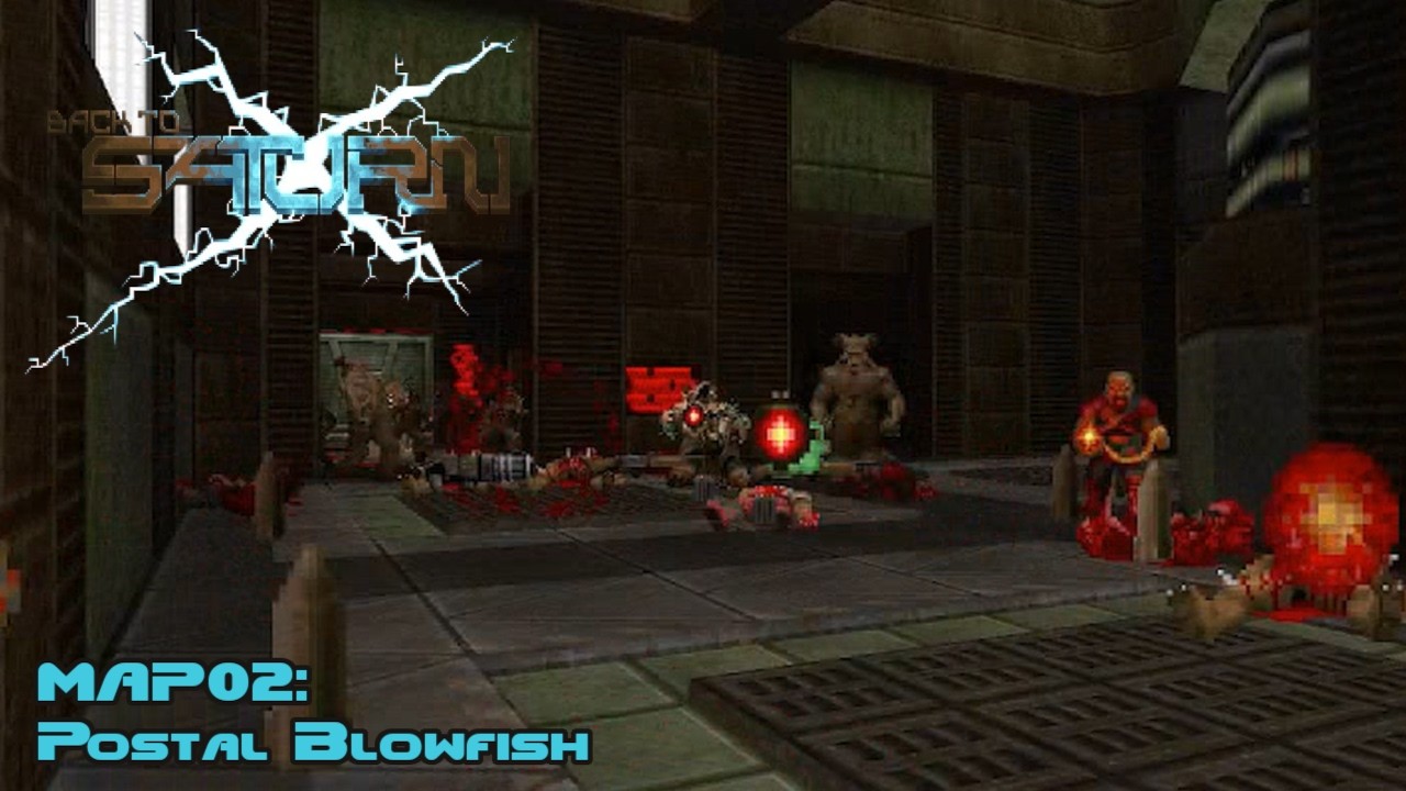 Back to Saturn X: Episode 1: MAP02 - Postal Blowfish (UV MAX, All Kills, All Secrets)
