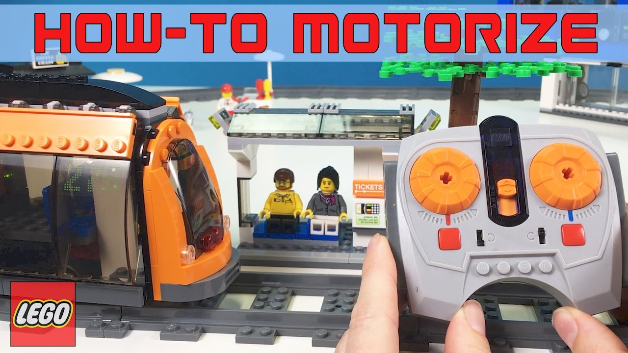 Как моторизовать трамвай Lego CITY SQUARE своими руками 