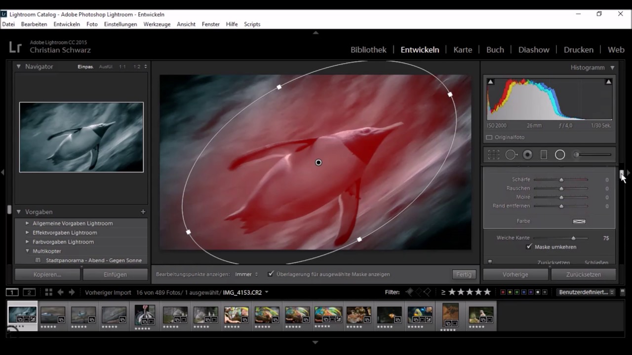 Adobe Lightroom - Radial Filter in einer Minute (#chrizschwarz)