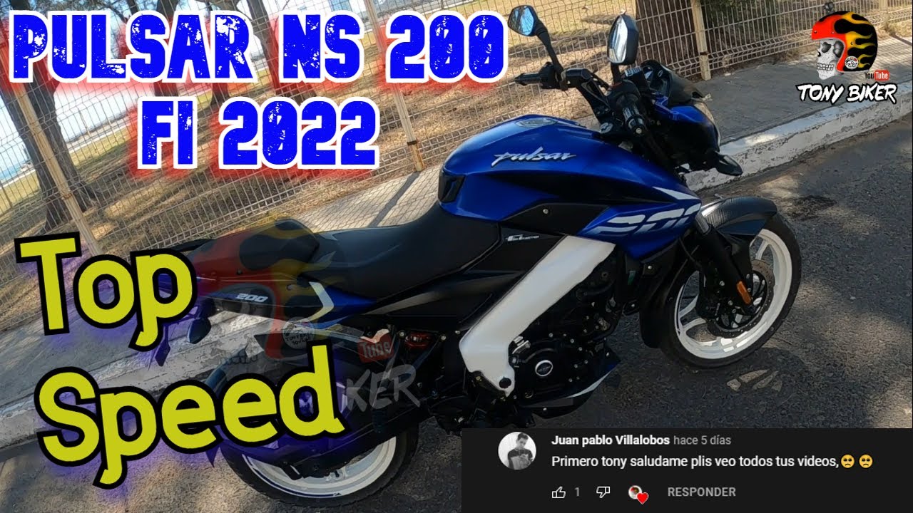 Pulsar NS 200 Fi top speed + review // mas rapida que mi RS