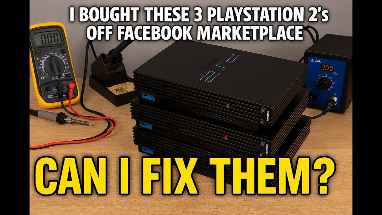 Я купил три сломанные PS2 на Facebook Marketplace… Могу ли я их починить?